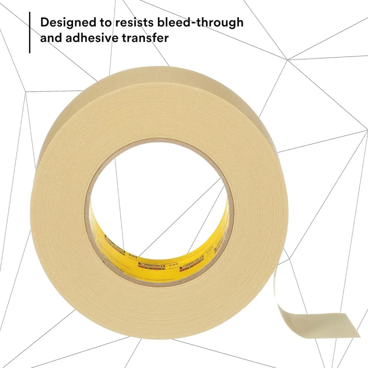 3M 2" Scotch Classic Automotive Refinish Masking Tape 233 (6340CS)