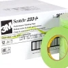 3M 26332 Scotch Performance Masking Tape 233+, 12 mm x 55 m, Green