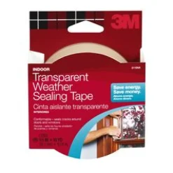 3M 1.5" X 30' Indoor Transparent Weather Sealing Tape (2110NA)