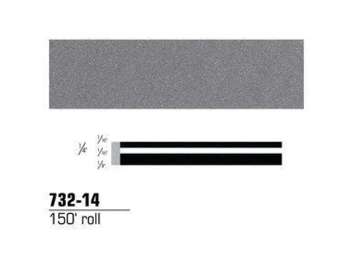 3M 1/4" x 150' Light Slate Metallic Scotchcal Striping Tape (73214)