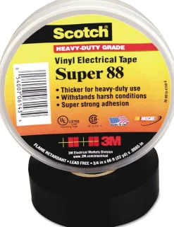 3M 3/4" X 66' Scotch Vinyl Electrical Tape Super 88 (6143)