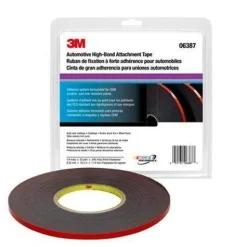 3M 1/4" X 20 Yards Black Automotive Premium Attachment Tape (6387)