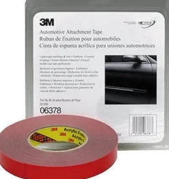 3M 7/8" X 20 Yards Gray Automotive Attachment Tape (6378)