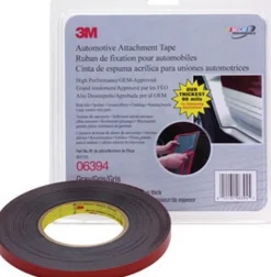 3M 1/2" X 10 Yards Gray Automotive Attachment Tape (6394)