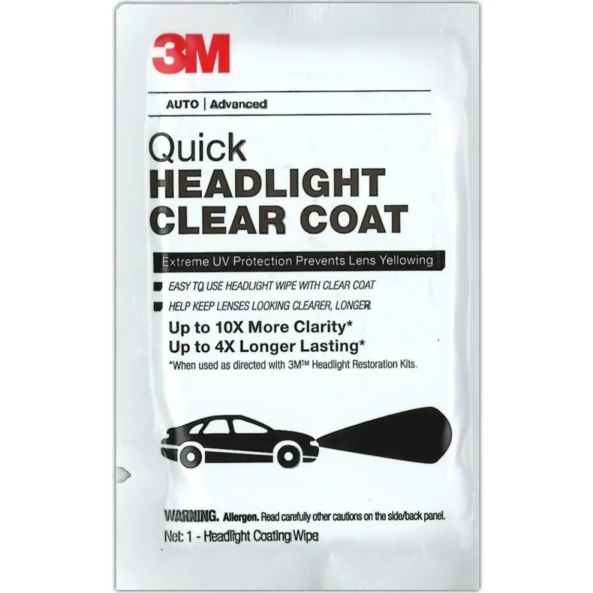 3M 40/Box Quick Headlight Clear Coat Wipes (32516)