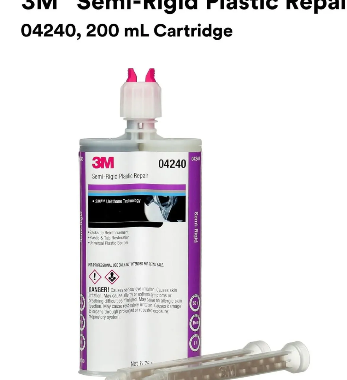 3M 200mL Semi-Rigid Plastic Repair (4240)