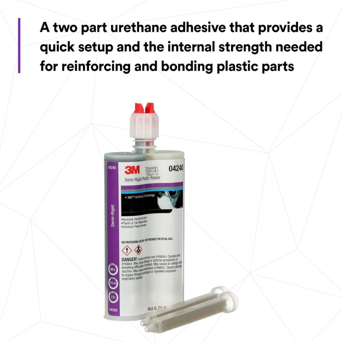 3M 200mL Semi-Rigid Plastic Repair (4240)
