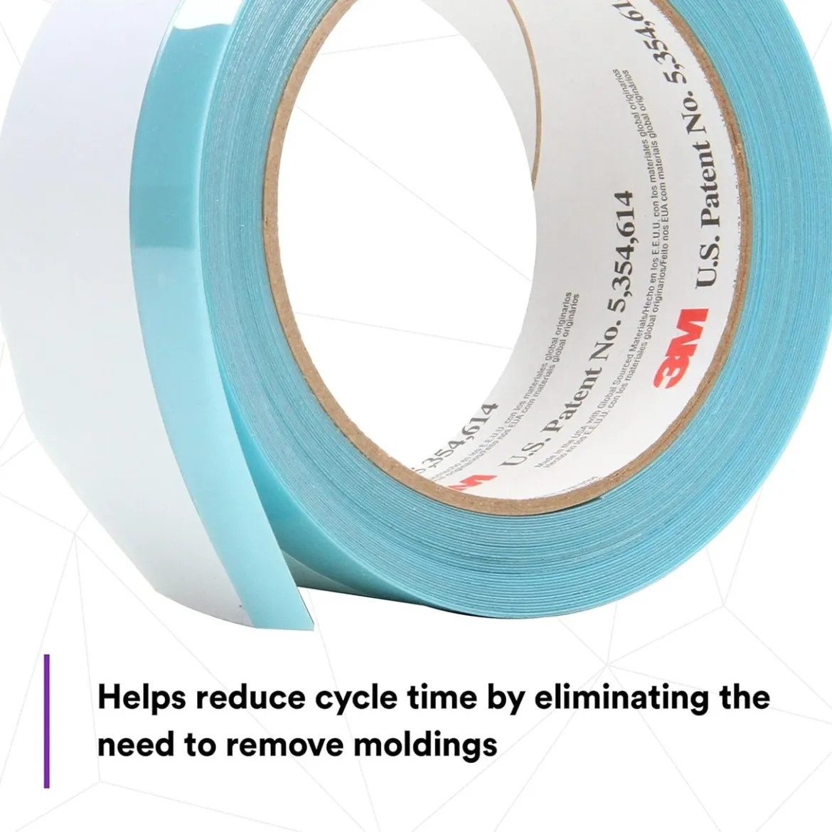 3M 50.8mm X 10m, 15mm Perforated Trim Masking Tape (6348)
