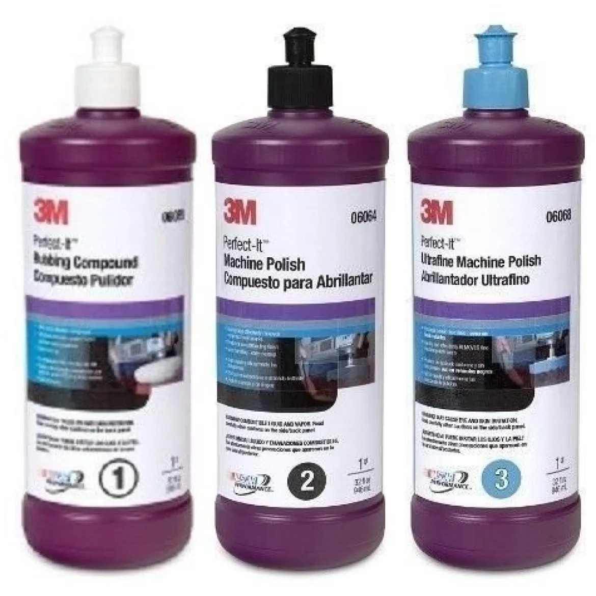 3M Perfect It Buffing & Polishing Compound Kit (POLISHKIT)