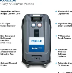 Mahle ArcticPro ACX2250 R1234yf Refrigerant Handling System (460 80446 00)