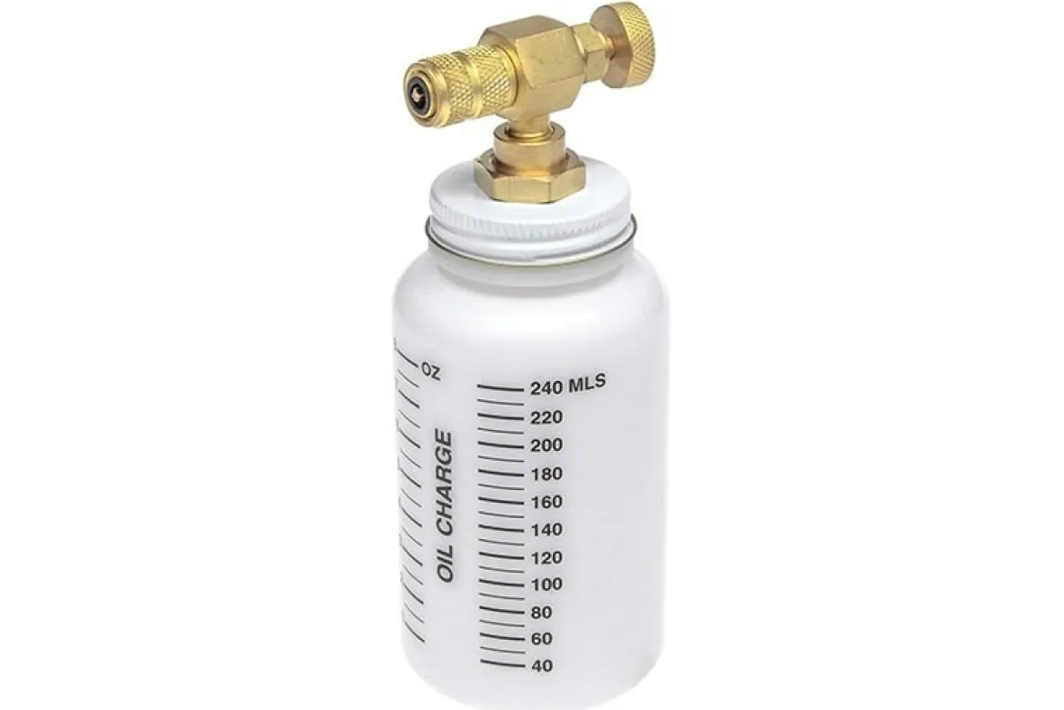 Mahle ArcticPRO Oil Charge Bottle 1/4 Ffl 90 Degree (360 82929 00)