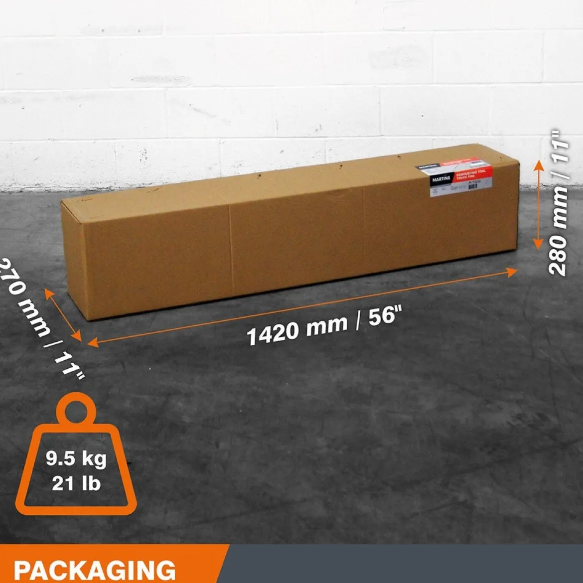 Martins Industries Truck Tire Demounting Tool with Easy Leverage Design (MDT-T)