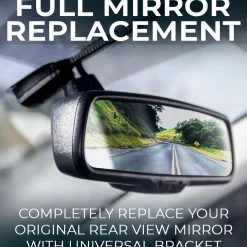 Master Tailgaters 10" OEM Rear View Mirror Dash Cam with 10" LCD Screen | Rearview Universal Fit | 1080p 30fps HD DVR | Dual Way Video Recorder with WiFi | Anti Glare | 1080p Backup Camera Included (MR-10-M2DVR4)