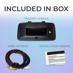 Master Tailgaters Chevrolet Silverado / GMC Sierra (2016-2017) Black Replacement Tailgate Handle with Backup Camera (MT-CSGS16B)