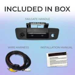 Master Tailgaters Dodge Ram (2009-2017) Black Replacement Tailgate Handle with Backup Camera (MT-DR09B)