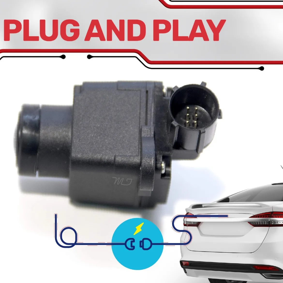 Master Tailgaters Dodge Ram (2016-2017) OEM Replacement Backup Camera OE Part # 68274731AA, 68274731AB, 68274731AC, 68274731AD, 68274731AE (MC-DR16OE)
