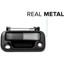 Master Tailgaters Ford F150, F250, F350, F450, F550 (2005-2016) Black Metal Replacement Tailgate Handle with Backup Camera (MT-F05B-M)