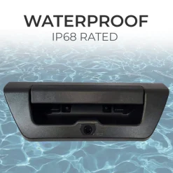 Master Tailgaters Ford F150 (2015-2017) Black Replacement Tailgate Handle with Backup Camera (No Key Hole) (MT-F15015B-KHP)