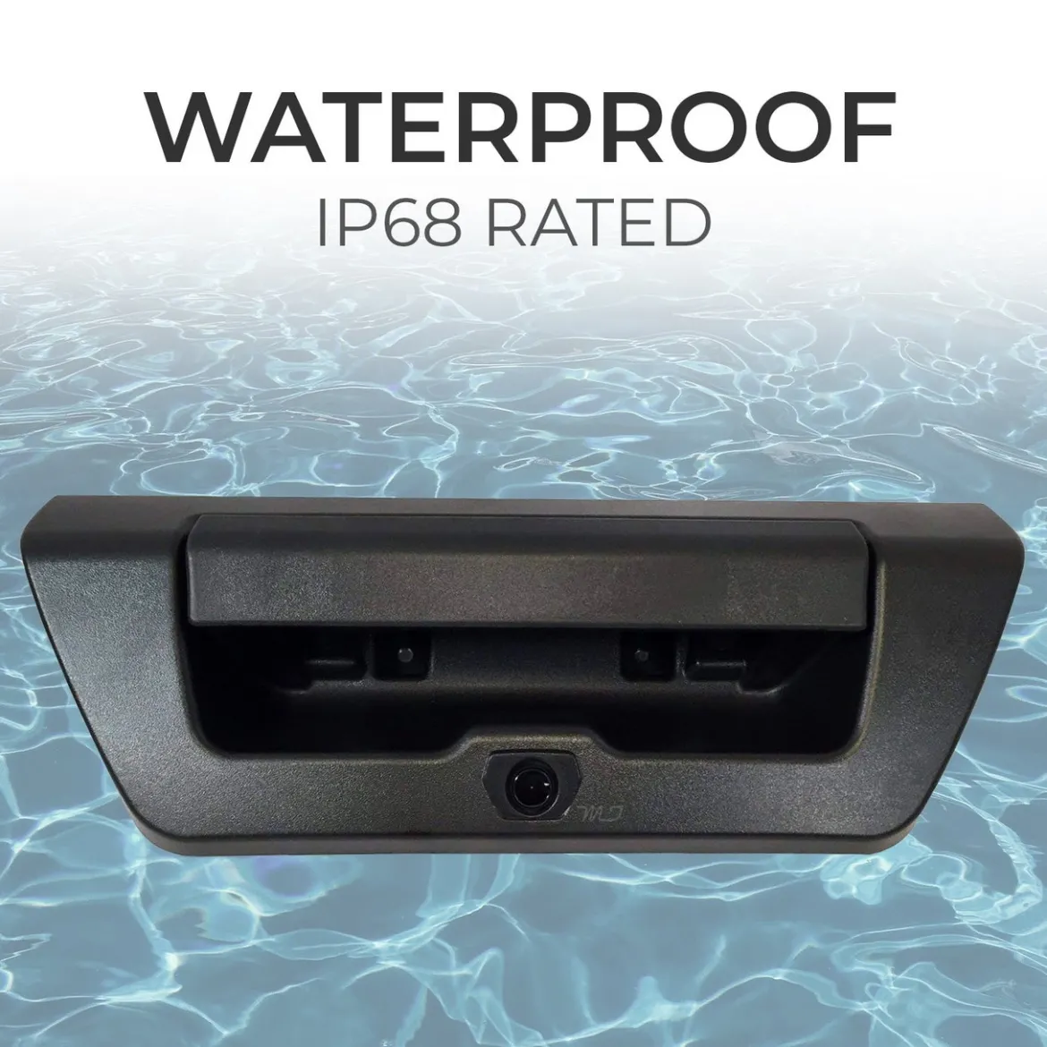 Master Tailgaters Ford F150 (2015-2017) Black Replacement Tailgate Handle with Backup Camera (No Key Hole) (MT-F15015B-KHP)