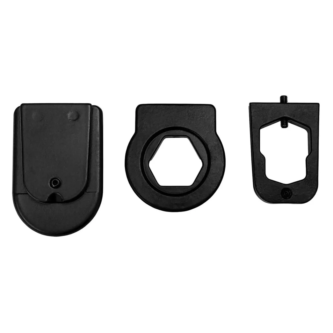Master Tailgaters Rear View Mirror Three Metal Bracket Adapters for Volkswagen, Audi, Dodge, Ford, Honda (MR-MK1)