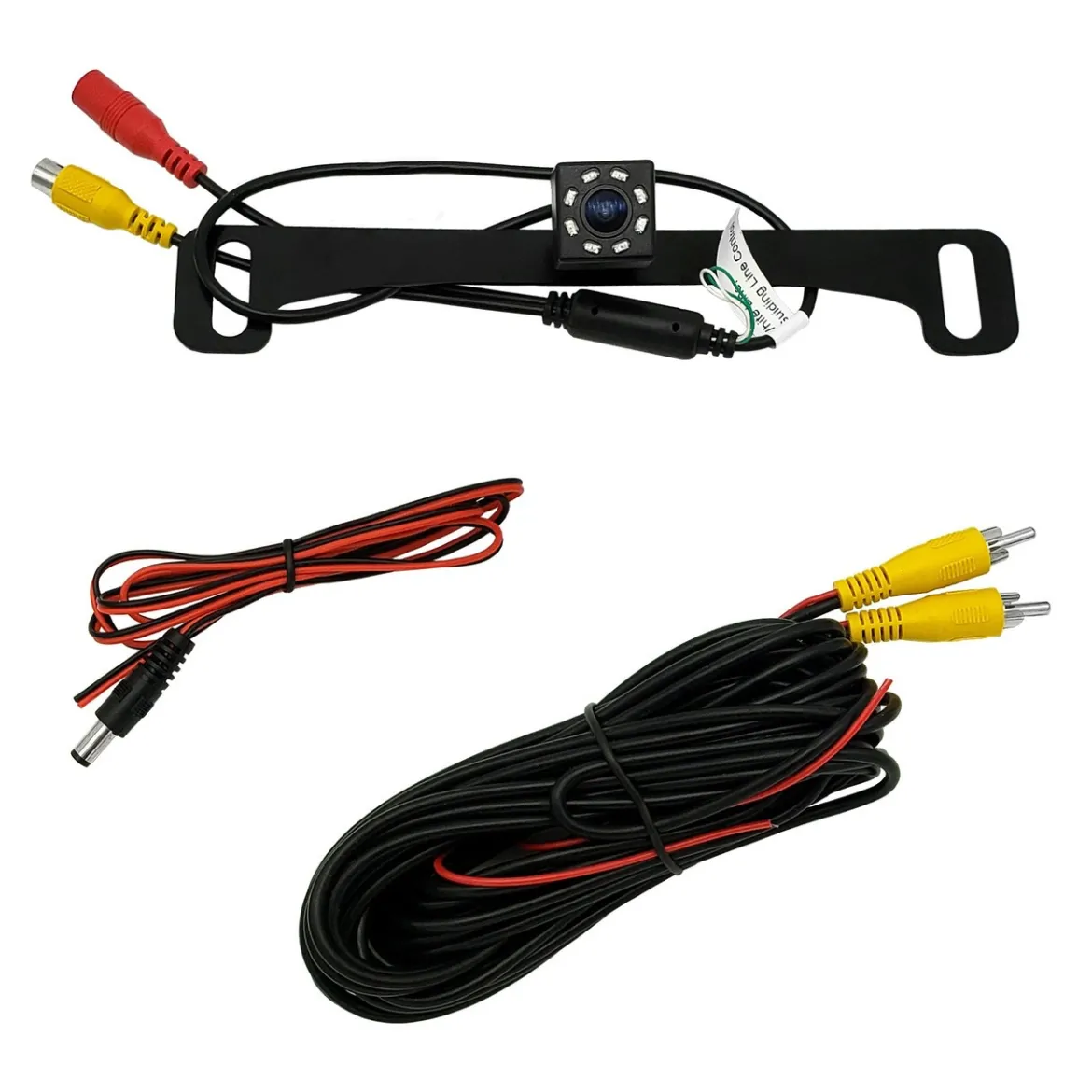 Master Tailgaters Small License Plate Frame Backup or Front Camera with 8 IR LED Night Vision (MC-L3)