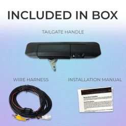 Master Tailgaters Toyota Tacoma (2005-2014) Black Replacement Tailgate Handle with Backup Camera (MT-TT05B)