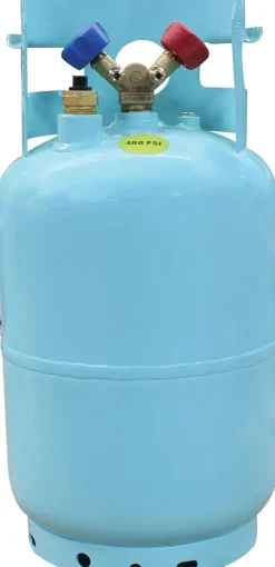 Mastercool 67010 30 Lbs R134A Recovery Tank With Float Turn Off Switch