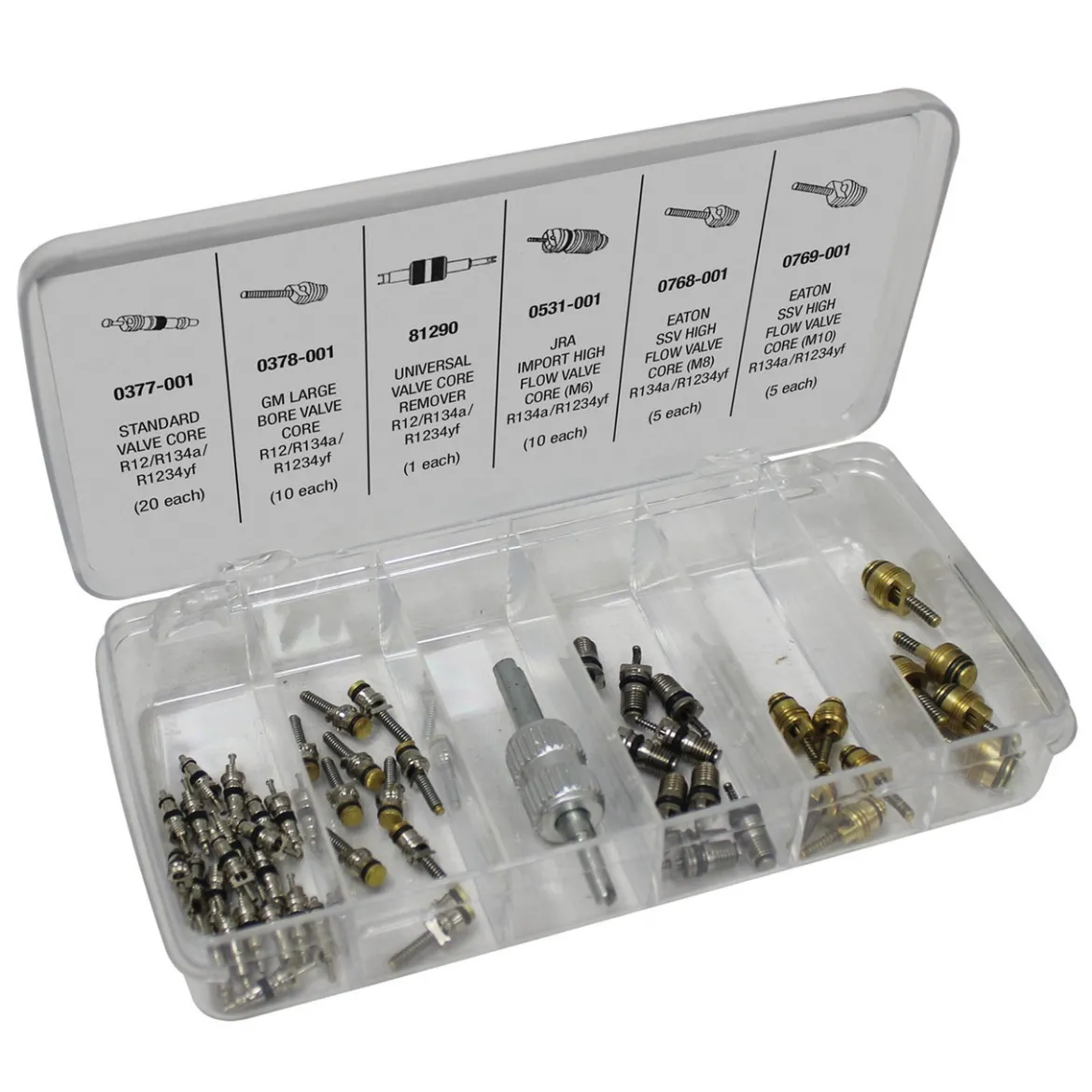 Mastercool 91337 R-12/R-134a Valve Core Repair Kit