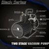 Mastercool Black Series 8 CFM Vacuum Pump - Two Stage (90068-2V-110-BL)