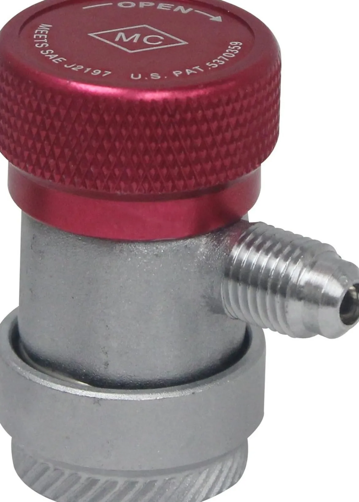 Mastercool 82834-E High-Side Manual R134a 1/4" FL-M x 16mm Quick Coupler