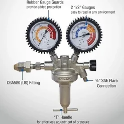 Mastercool Nitrogen Regulator Pressure Test Kit HVAC/R And Auto A/C (53010-AUT)