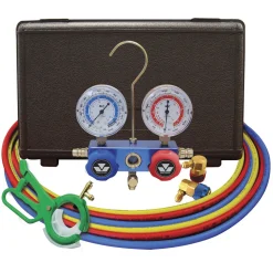 Mastercool 98660-PROM Dual Aluminum 2-Way Manifold Gauge Set