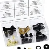 Mastercool Repair Kit For A/C Charging Adapters 60-Piece Plastic Case (91334)