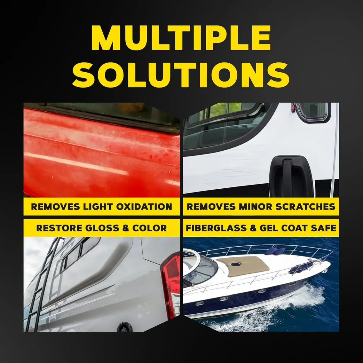 Meguiar's Boat/RV Cleaner Wax Liquid 1 Gallon (M5001)