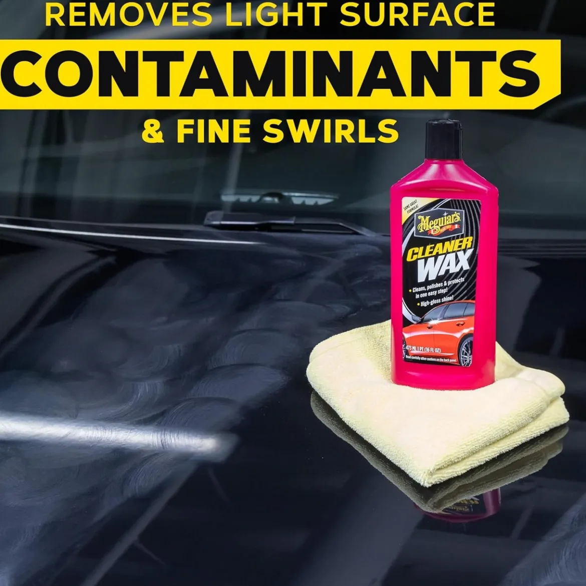 Meguiar's Cleaner Wax Liquid A1216 16 oz (A1216)