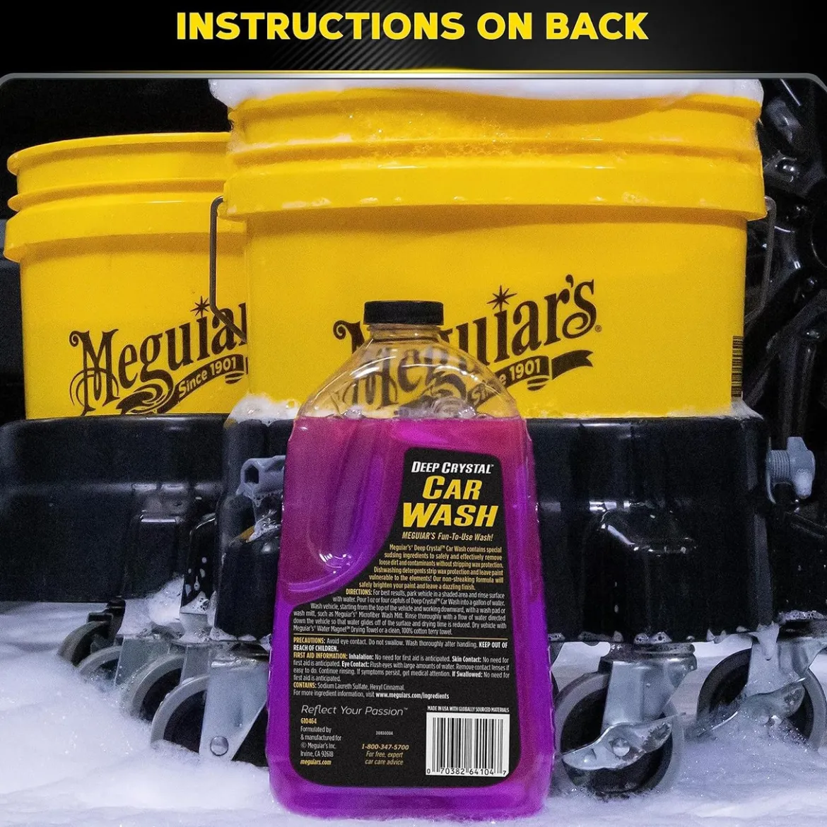Meguiar's Deep Crystal Car Wash 64 Oz (G10464)