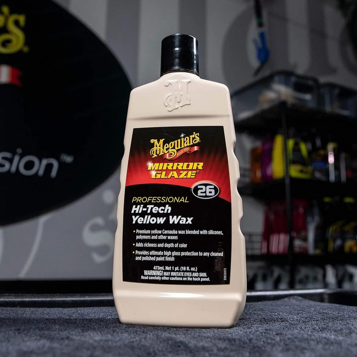 Meguiar's Hi-Tech Yellow Wax Liquid 16 Oz Car Wax (M2616)