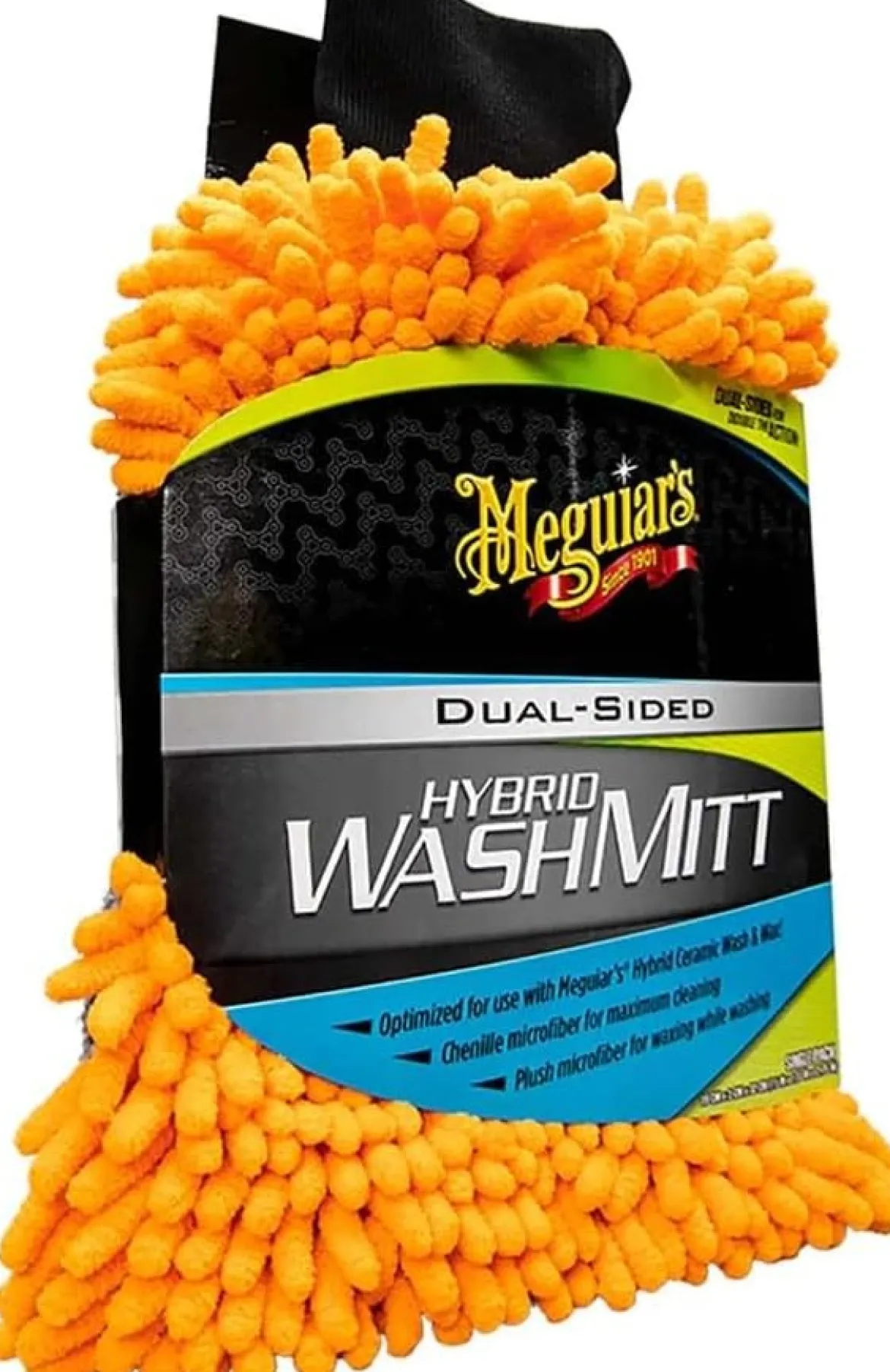 Meguiar's Hybrid Wash Mitt for Washing and Drying (X210200)