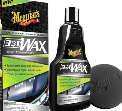 Meguiar's 3-in-1 Wax Cleaner Polish Protectant 16 Oz (G191016)