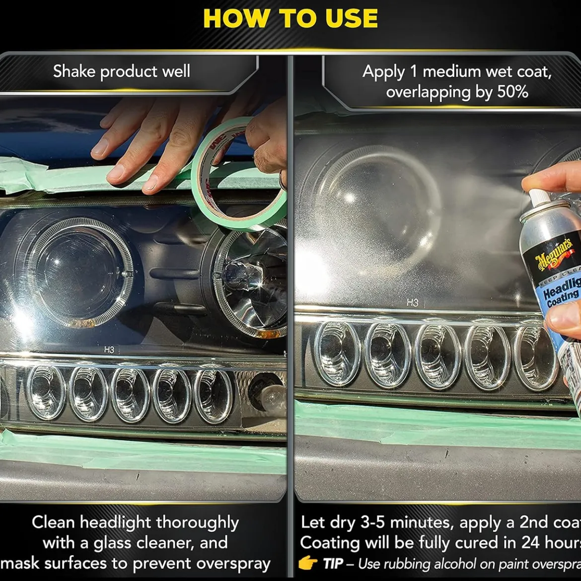 Meguiar's Keep Clear Headlight Repair Coating 4 Oz Spray (G17804)