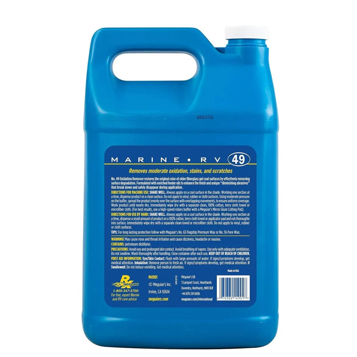 Meguiar's Marine RV Heavy Duty Oxidation Remover 1 Gallon (M4901)