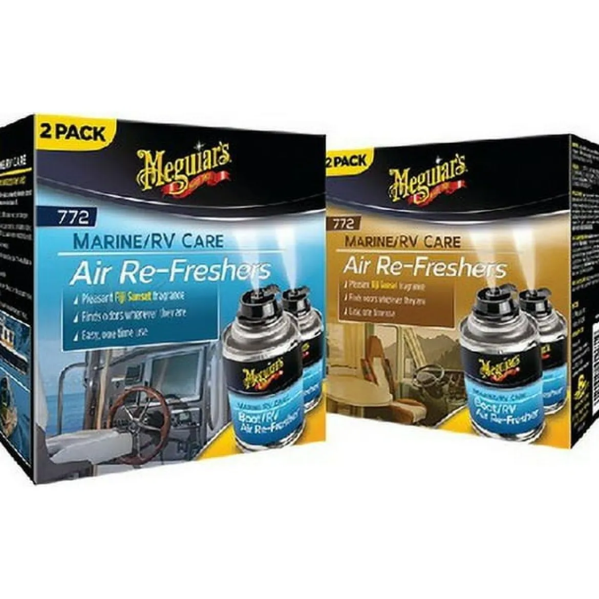 Meguiar's Marine/RV Air Refresher Fiji Sunset Scent 2-Pack (M77200)
