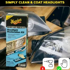 Meguiar's Two Step Headlight Restoration Kit 4 fl oz (G2970)