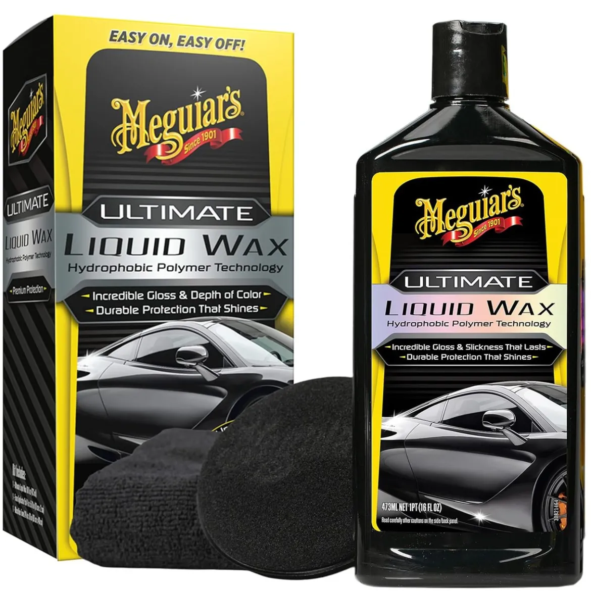 Meguiar's Ultimate Liquid Wax Long-Lasting Synthetic Wax 16 oz (G210516)