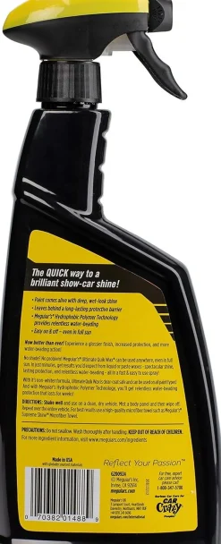 Meguiar's Ultimate Quik Wax Spray 24 Oz Bottle (G200924)