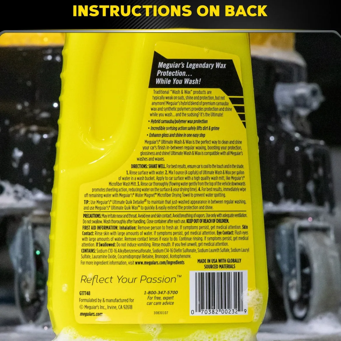 Meguiar's Ultimate Wax Wash (G17748)
