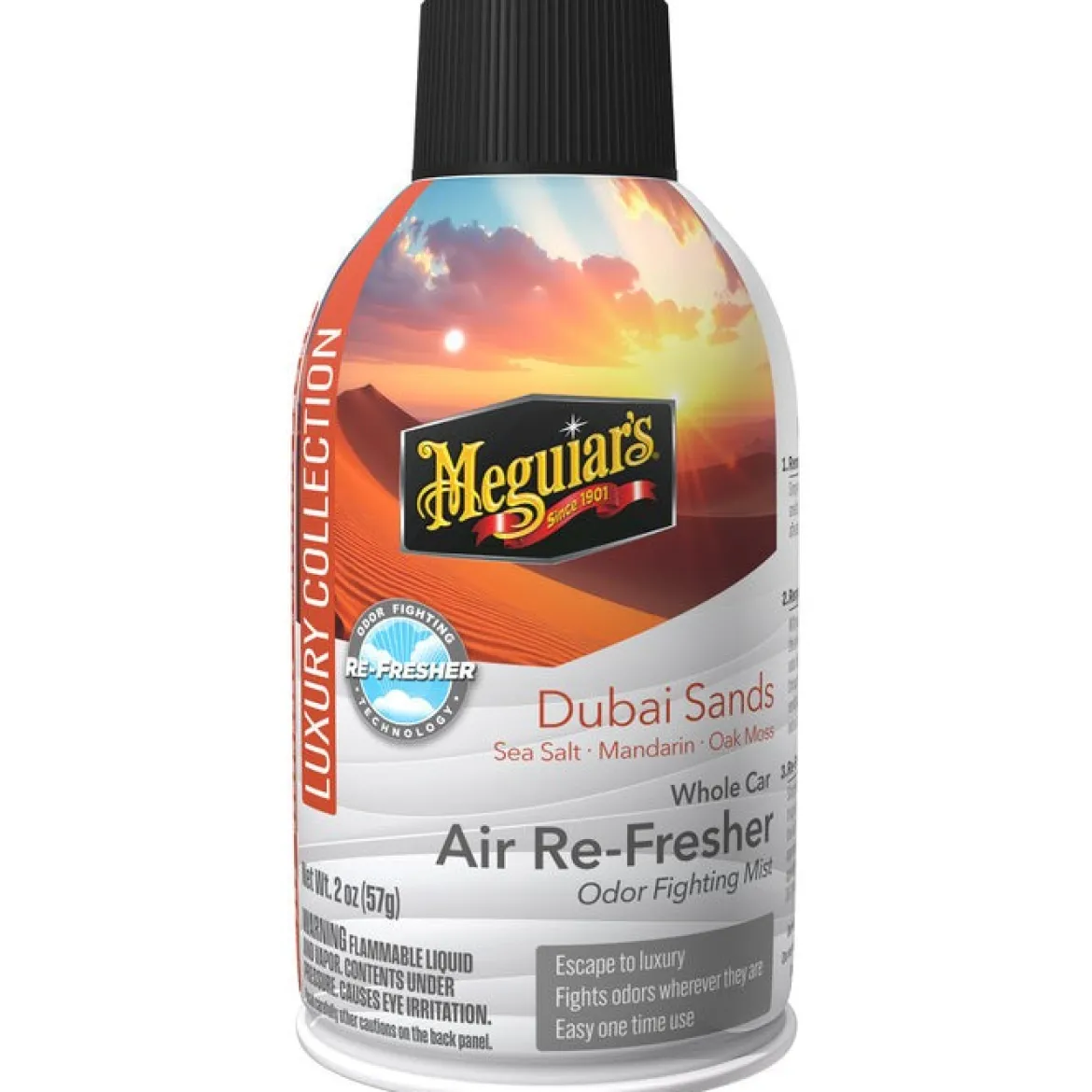 Meguiar's Whole Car Air Refresher Odor Fighting Mist Dubai Sands 2 oz (G262402)