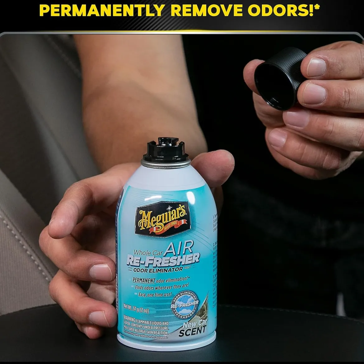Meguiar's Whole Car Air Refresher New Car Scent 2 Oz Aerosol (G16402)