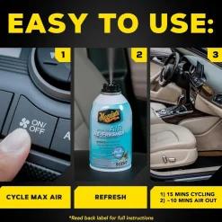 Meguiar's Whole Car Odor Eliminator Sweet Breeze 2 Oz (G16602)