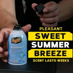 Meguiar's Whole Car Odor Eliminator Sweet Breeze 2 Oz (G16602)